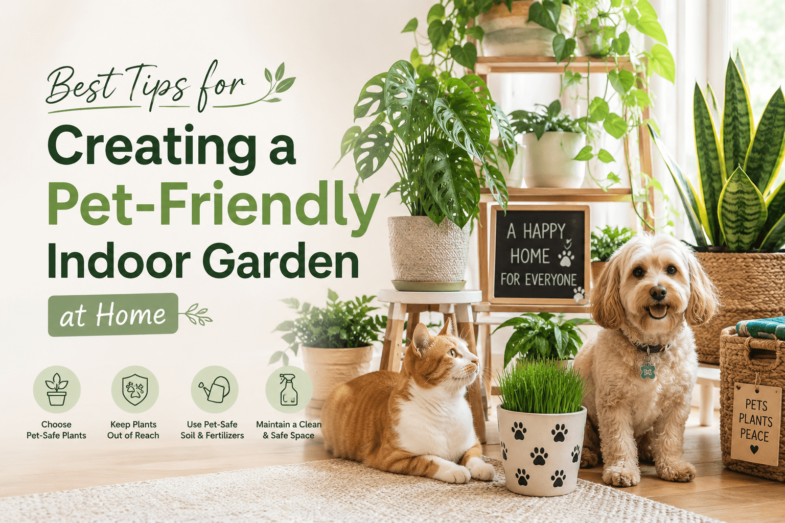 Best Tips for Creating a Pet-Friendly Indoor Garden at Home