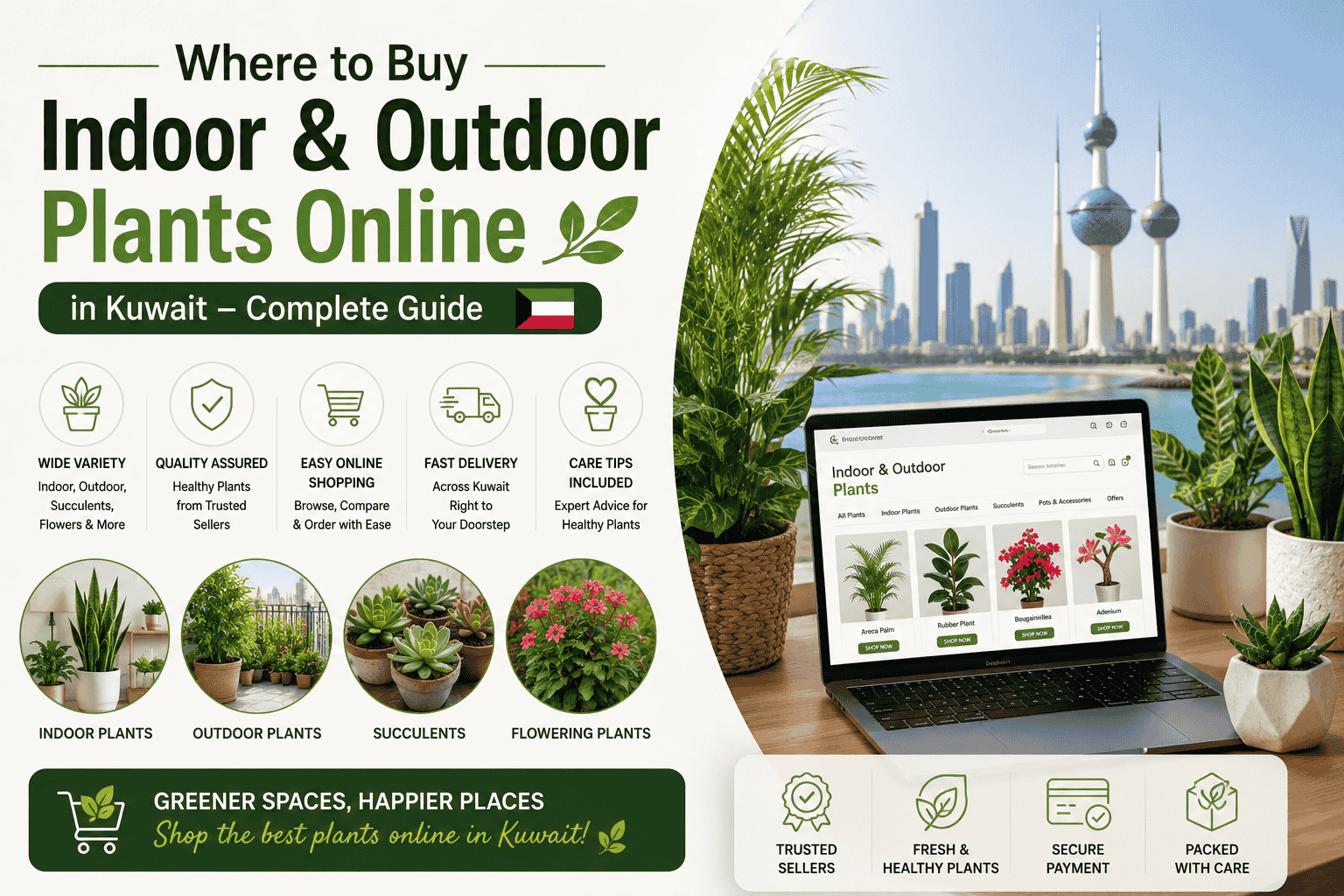 Where to Buy Indoor & Outdoor Plants Online in Kuwait – Complete Guide