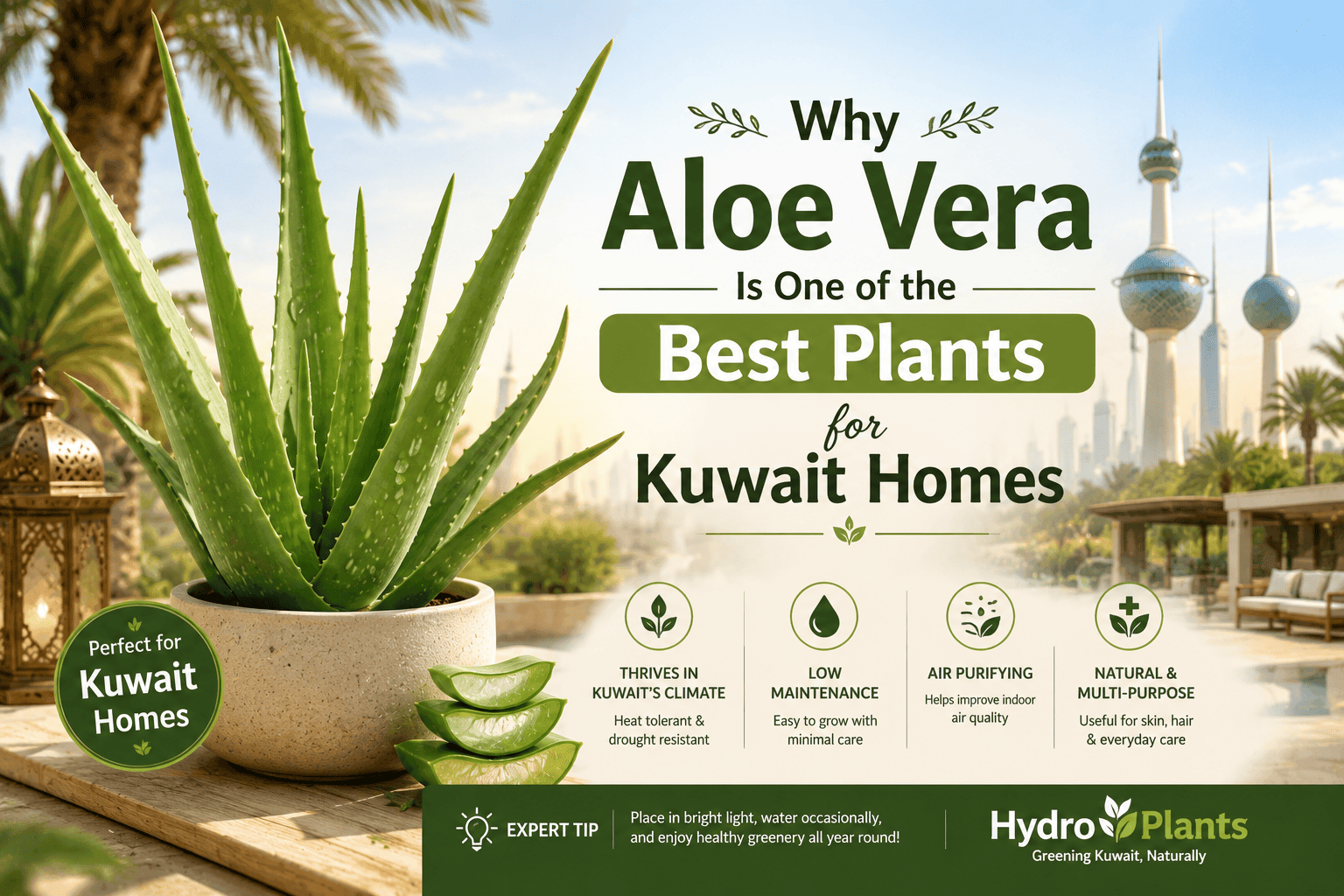 Why Aloe Vera Is One of the Best Plants for Kuwait Homes